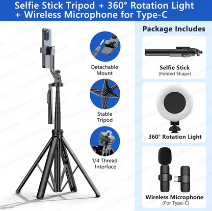 ProFlex Video Creator Tripod  Selfie Stick Stand 7