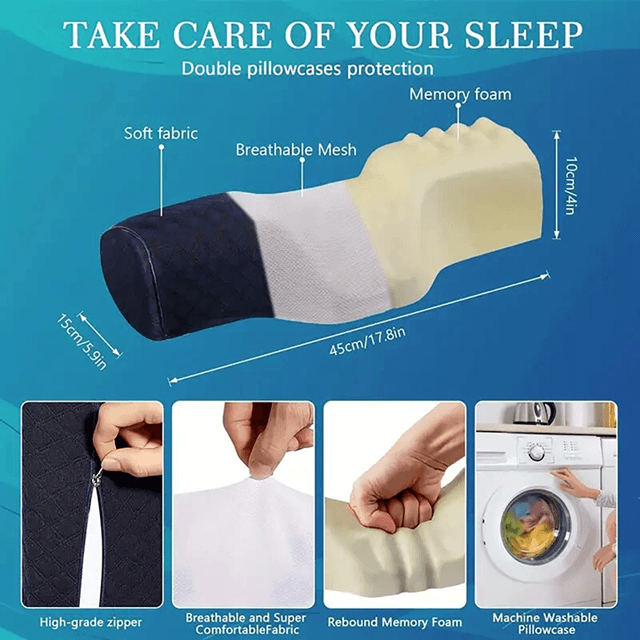 NeckEase Magnetic Cervical Pillow Massager 1