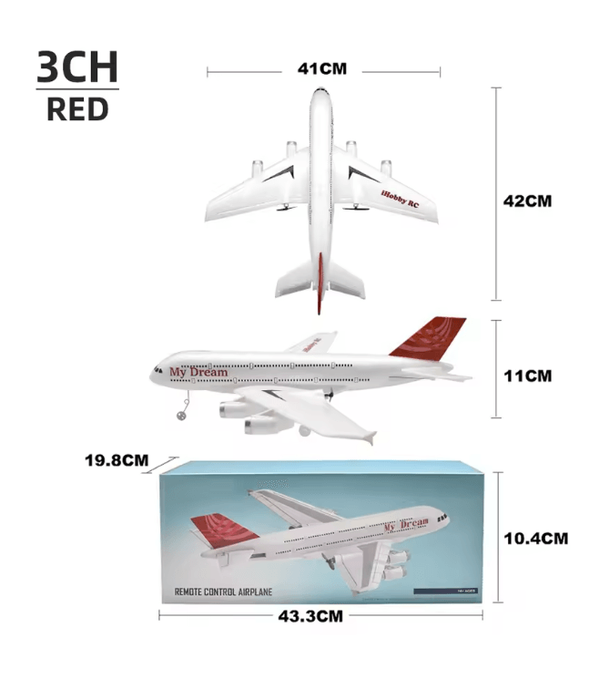 SkyGlide A380 RC Airplane 5