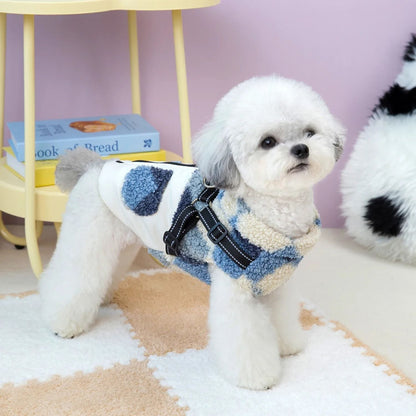 Warm Winter Dog Jacket With Builtin Harness For Small And Medium Pets 3