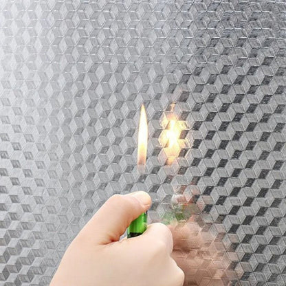 Aluminum Foil Kitchen Oil Proof Self Adhesive Sticker 40x300 Cm 3