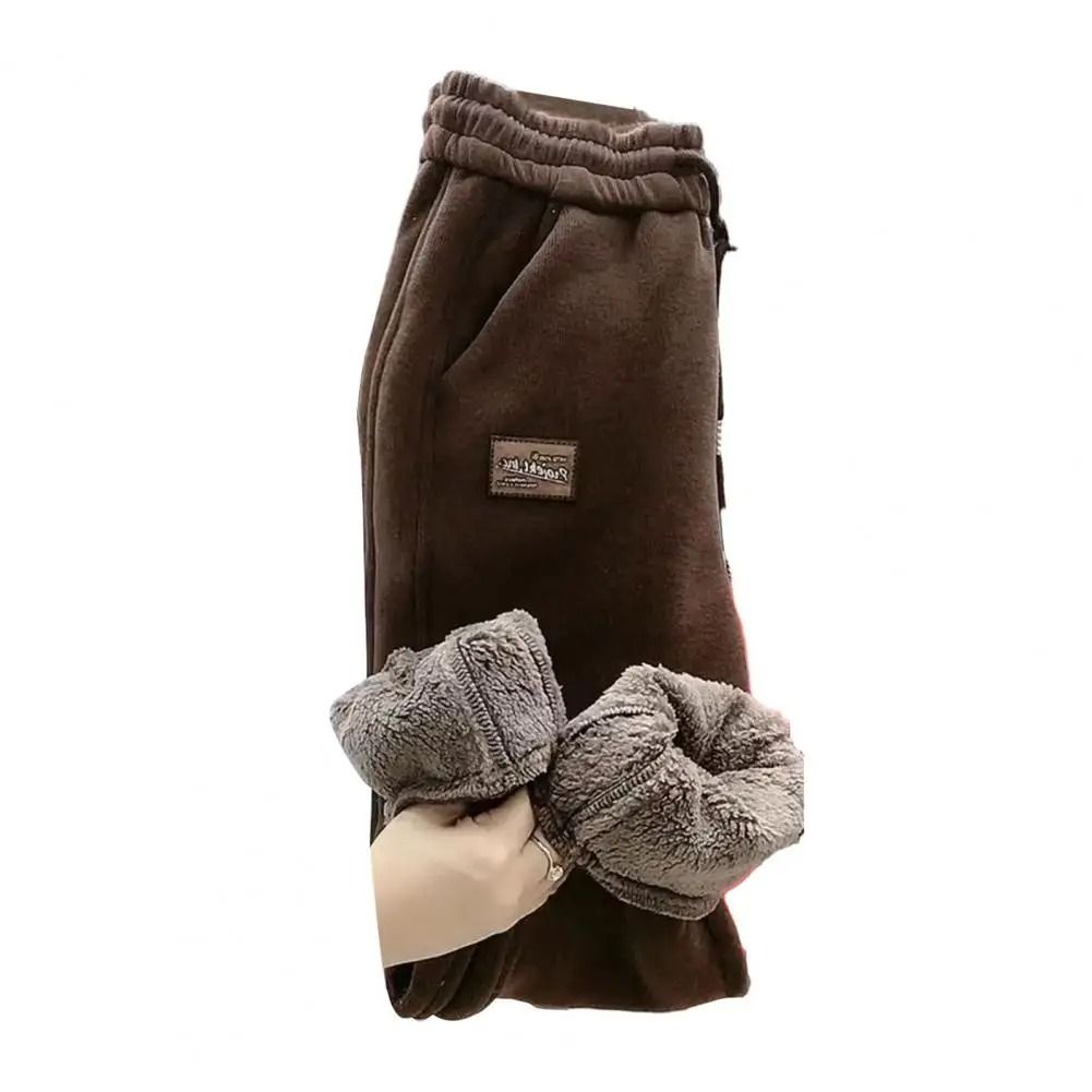 Cozy High Waist Fleece Lined Sweatpants For Women 1