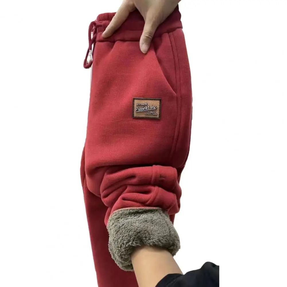 Cozy High Waist Fleece Lined Sweatpants For Women 3