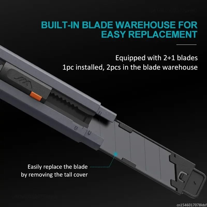 Mini Pocket Utility Knife With Safety Lock And Carbon Steel Blade 5