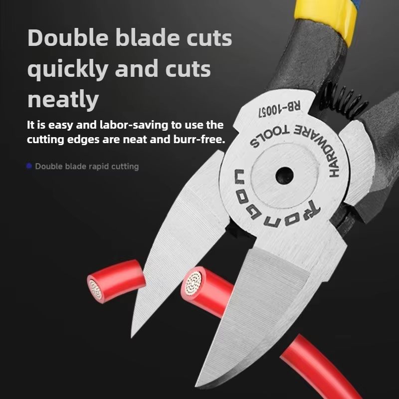 Professional 567 Inch Wire Stripping Pliers  Electrician Side Cutter  DIY Cable Nipper 3