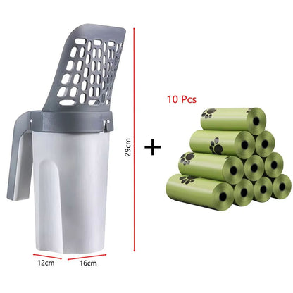 Premium Cat Litter Shovel Scoop  SelfCleaning Pet Toilet  Garbage Picker 9