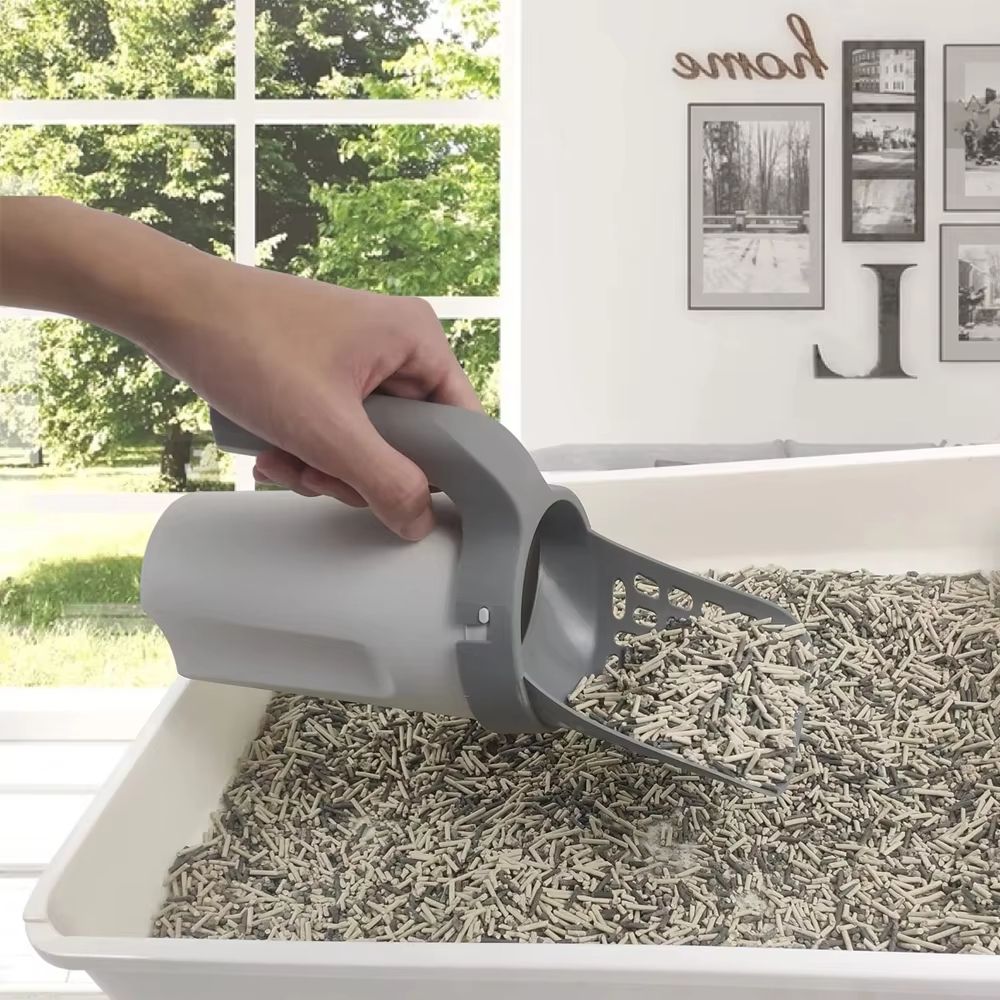 Premium Cat Litter Shovel Scoop  SelfCleaning Pet Toilet  Garbage Picker 1