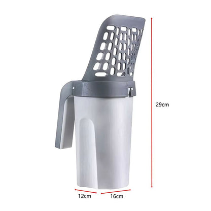 Premium Cat Litter Shovel Scoop  SelfCleaning Pet Toilet  Garbage Picker 2