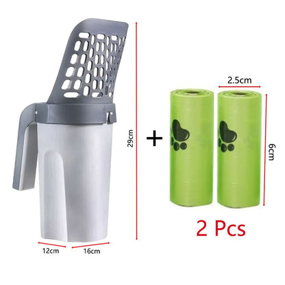 Premium Cat Litter Shovel Scoop  SelfCleaning Pet Toilet  Garbage Picker 8