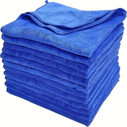 10Pcs Microfiber Towels  Car Wash Polishing  Household Cleaning Cloths 1