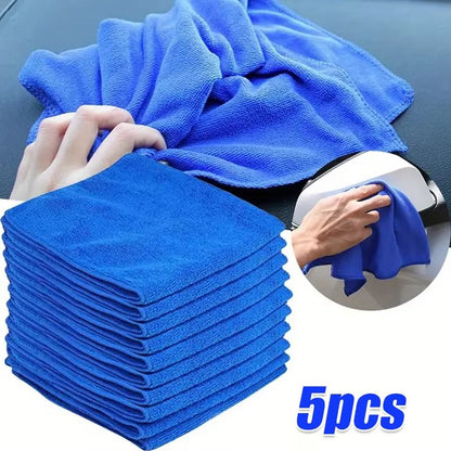10Pcs Microfiber Towels  Car Wash Polishing  Household Cleaning Cloths 12