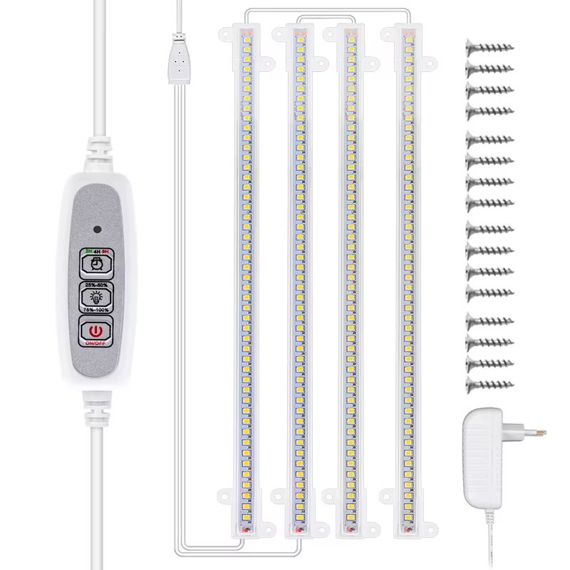 Indoor LED Grow Light With USB Timer  Full Spectrum Phyto Lamp For Plants 7