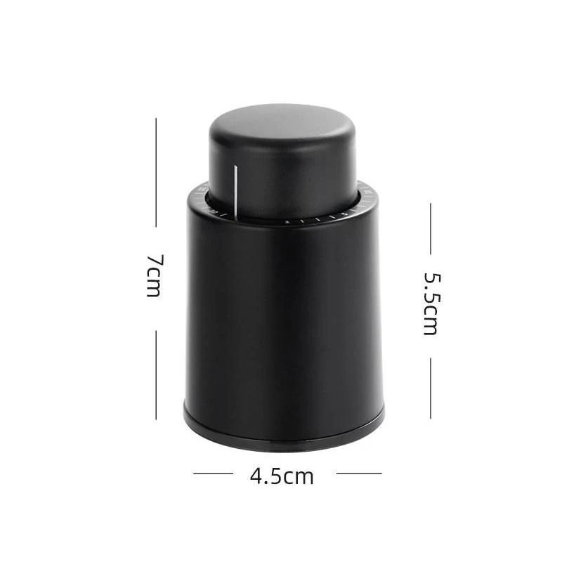 Wine Bottle Vacuum Saver Pump With Seal Cap Date Scale 4