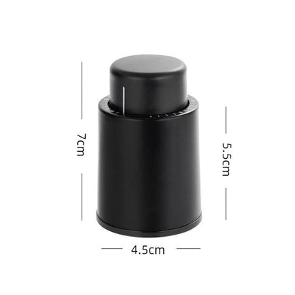 Wine Bottle Vacuum Saver Pump With Seal Cap Date Scale 6