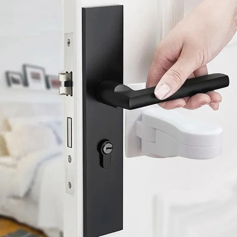 Universal Door Lever Lock For Children Baby Safety Protection 1