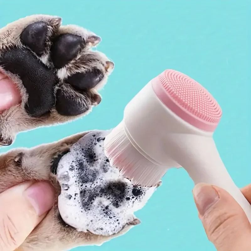 Silicone Pet Paw Cleaner and Massage Brush