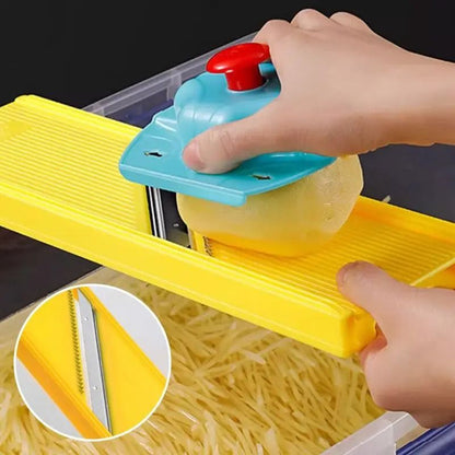 Multifunctional Vegetable Slicer And Shredder Set 4