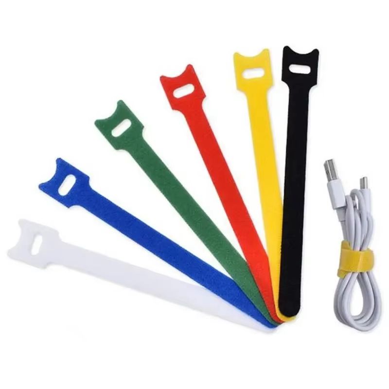 50Pcs Reusable Cable Ties  Adjustable Nylon Cord Management Straps 1