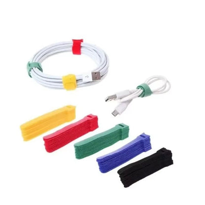 50Pcs Reusable Cable Ties  Adjustable Nylon Cord Management Straps 2