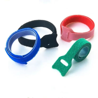 50Pcs Reusable Cable Ties  Adjustable Nylon Cord Management Straps 4
