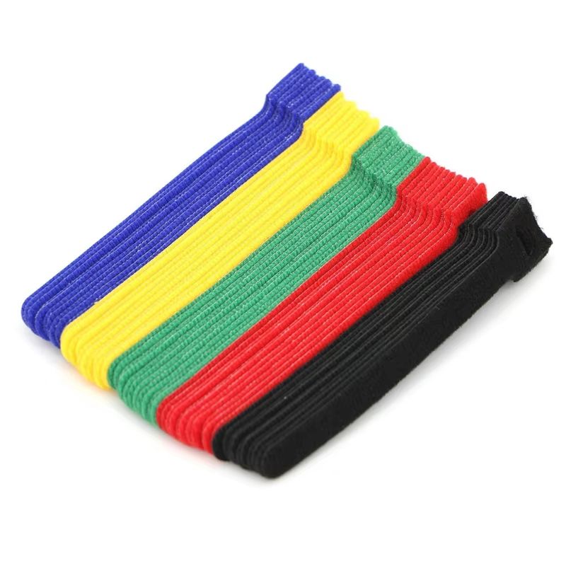 50Pcs Reusable Cable Ties  Adjustable Nylon Cord Management Straps 7