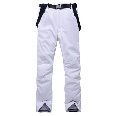 Thick Warm Snowboard Pants Windproof Waterproof Skiing Trousers For Men And Women With Suspenders 15
