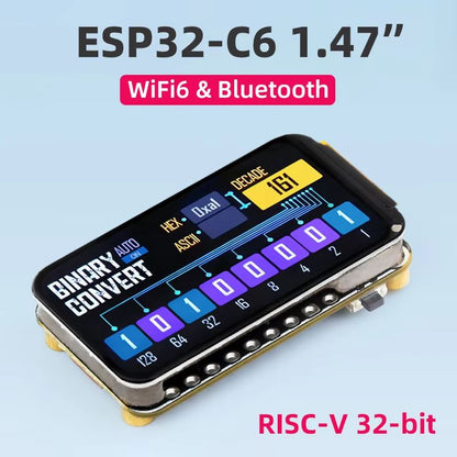 Waveshare ESP32-C6 1.47" Display WiFi 6 & Bluetooth RISC-V Development Board for AIoT