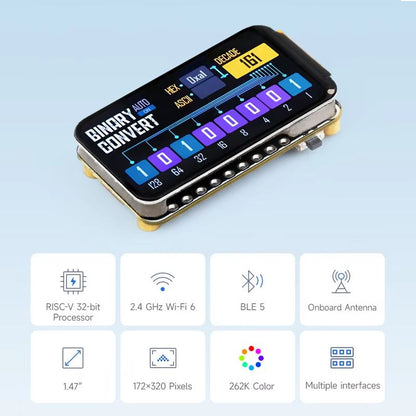 Waveshare ESP32C6 147 Display WiFi 6  Bluetooth RISCV Development Board For AIoT 1