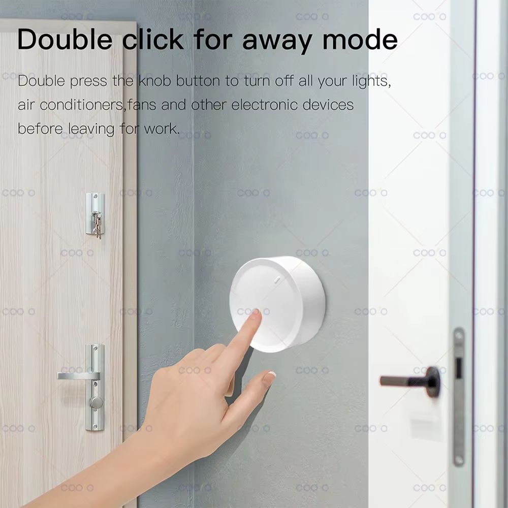 Tuya ZigBee Smart Knob Switch Rotatable Dimmer For Home Automation 5