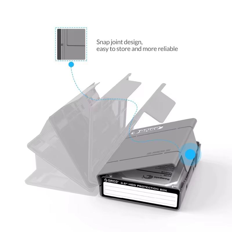 ORICO PHP35 35Inch Hard Drive Protective Storage Box With Shockproof  Waterproof Function 3