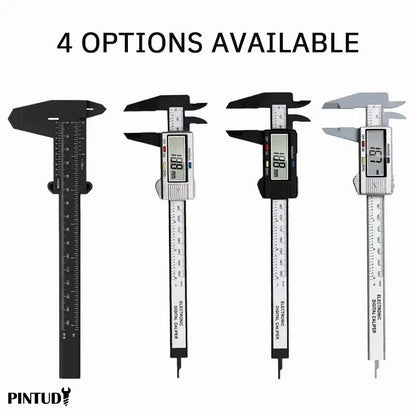 Mini Digital Vernier Caliper 0–150mm Plastic Measuring Tool for Students & Hobbyists
