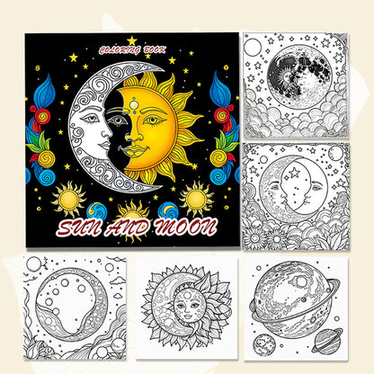 Creative Artistic Coloring Book, Stress Relief Art Therapy, with Patterns, Doodles, and Figure Drawing for Adults