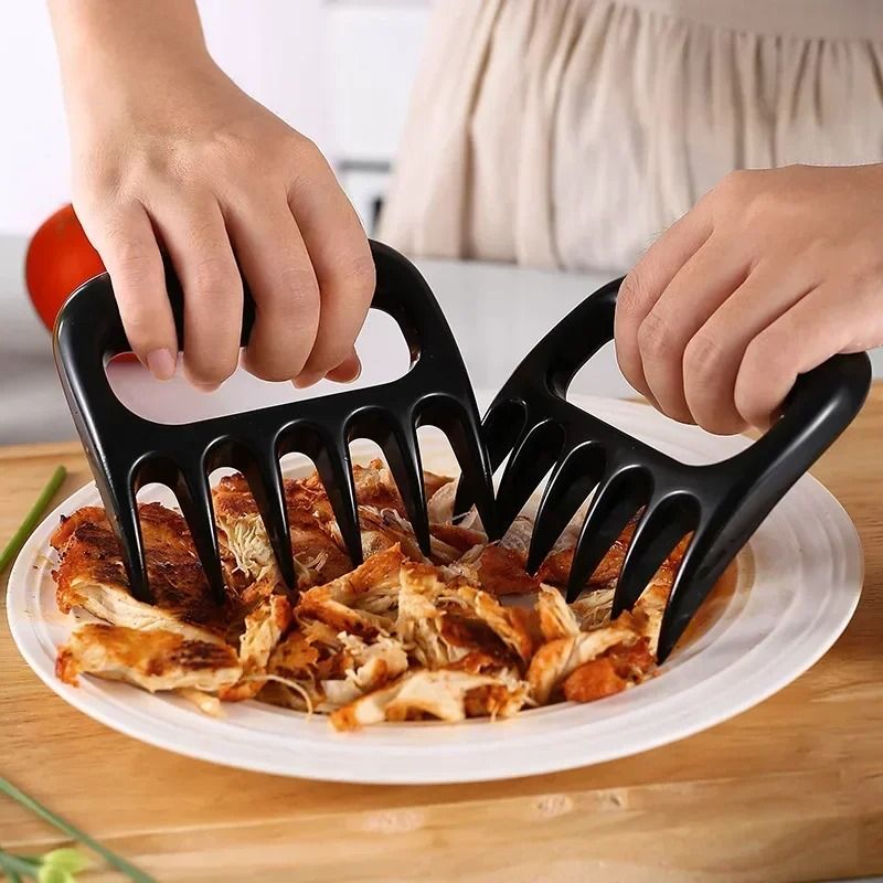 2 Piece Bear Claw Meat Separator Shredder Fork For BBQ And Kitchen 1