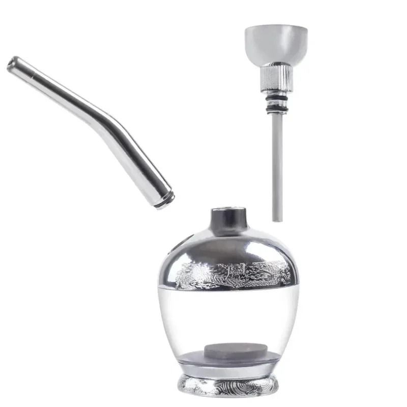 Microfilter Water Smoking Pipe For 8mm Cut Tobacco Portable Tar Reduction Pipe 3