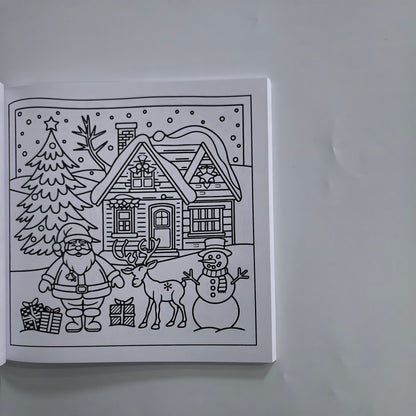 Cozy Christmas Coloring Book Bold And Easy Designs For Adults And Teens Perfect English Version Hol 1