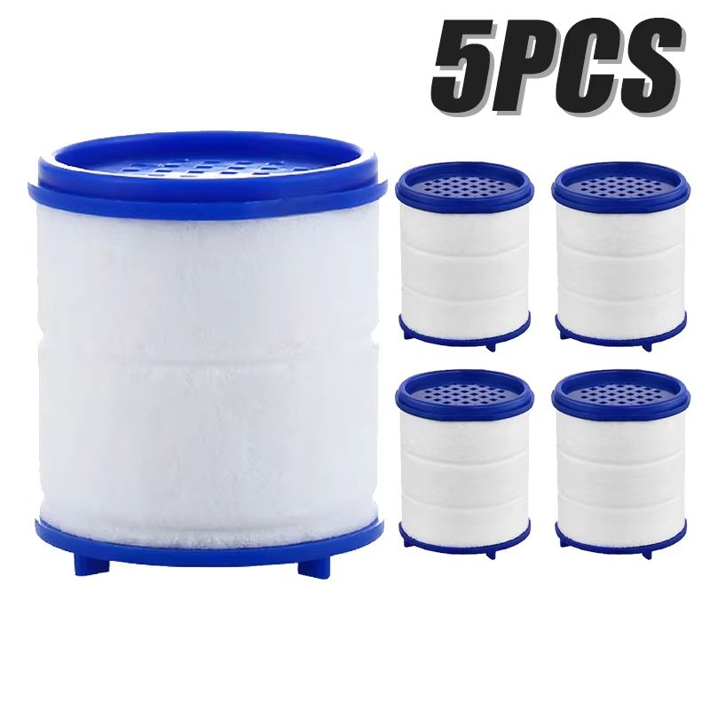 30PCS Faucet  Shower Water Filter Cartridges  Dual PP Cotton Replacement For Kitchen  Bath 7