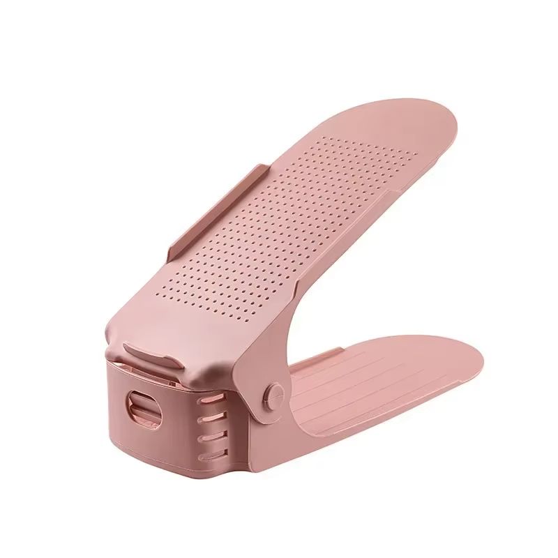 10PCS Adjustable Shoe Stacker Slots  Double Deck Space Saver Rack For Closet Organization 6