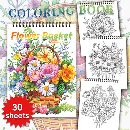 Women's Adult Coloring Book, Single-Sided Sheets, Spiral Bound, Drawing Book, Ideal Birthday and Holiday