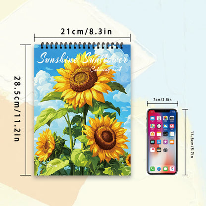 Women's Adult Coloring Book, Single-Sided Sheets, Spiral Bound, Drawing Book, Ideal Birthday and Holiday
