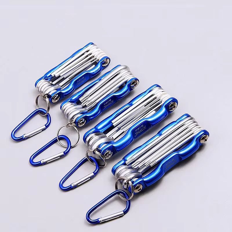 Portable Folding Hex Wrench Set – Allen Keys, Torx, and Hexagonal Spanners for Home & Workshop