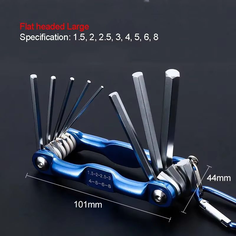 Portable Folding Hex Wrench Set  Allen Keys Torx And Hexagonal Spanners For Home  Workshop 7