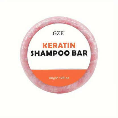 Keratin Shampoo Bar  Thickening  AntiFrizz Soap For Dry Damaged Curly Or ColorTreated Hair 5