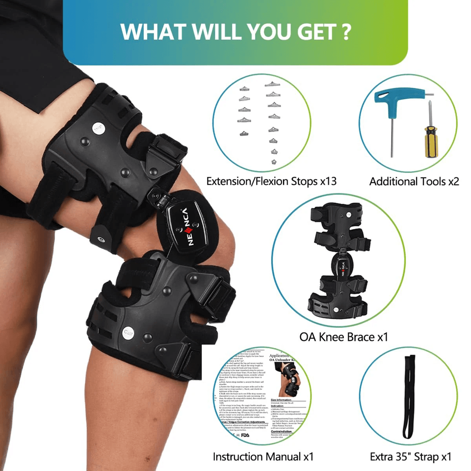 Neenca OA Unloader Knee Brace For Pain Relief And Joint Support 4