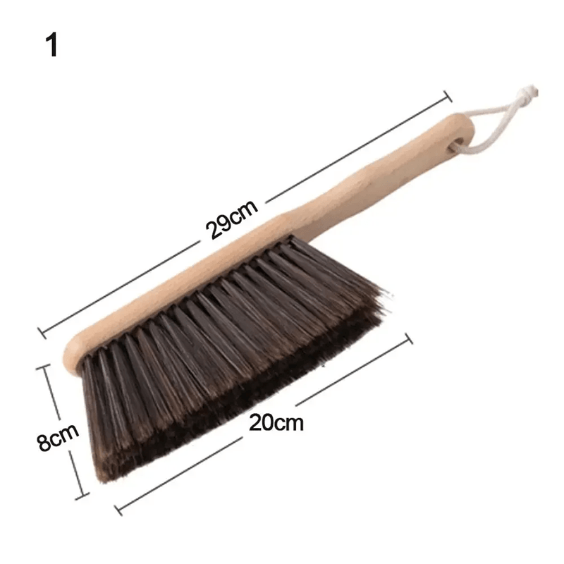 BrewClean Natural Wood Coffee Grinder Cleaning Brush 1