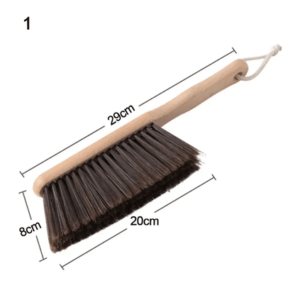 BrewClean Natural Wood Coffee Grinder Cleaning Brush 1