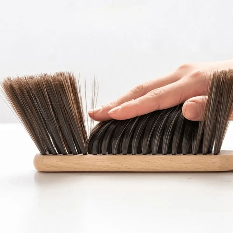 BrewClean Natural Wood Coffee Grinder Cleaning Brush 2