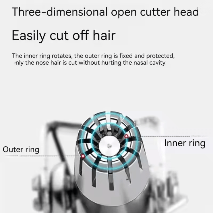 TrimEase Portable Nose And Ear Hair Trimmer For Men 1
