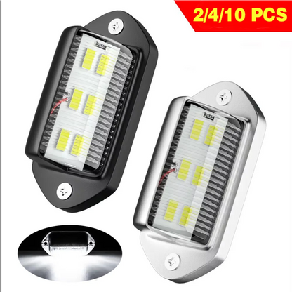 LED License Plate Light, White Bulbs, For SUV, Truck, Trailer, Van Tag Step Lamp