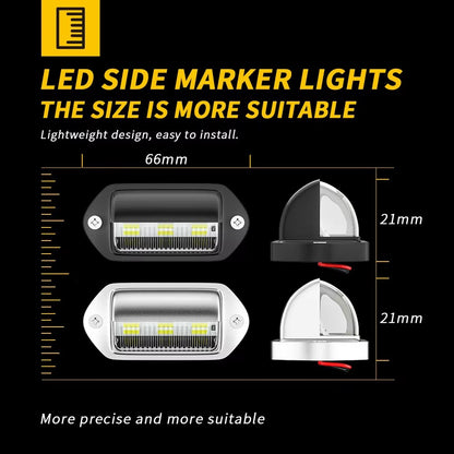 LED License Plate Light White Bulbs For SUV Truck Trailer Van Tag Step Lamp 1