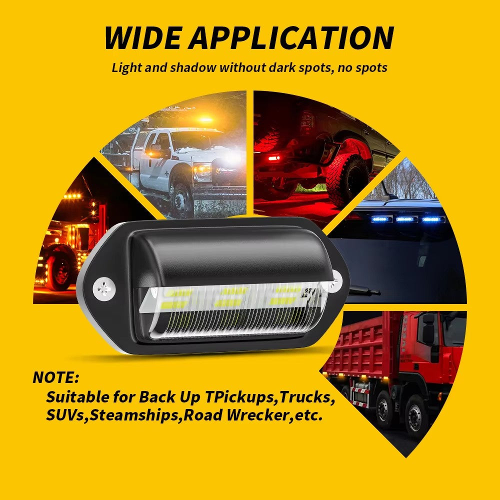 LED License Plate Light White Bulbs For SUV Truck Trailer Van Tag Step Lamp 5